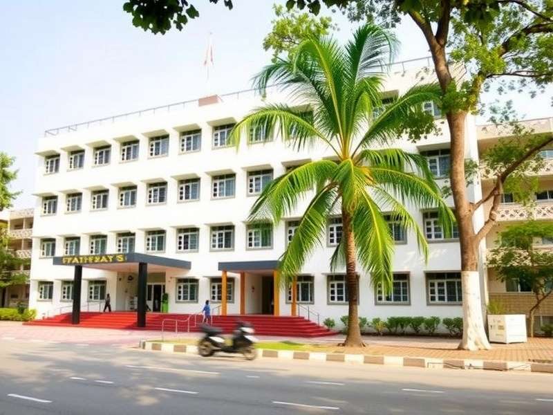 School Library with Modern Seating